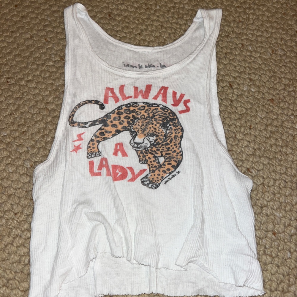 Iamkoko.la Addison Rae collection white tank